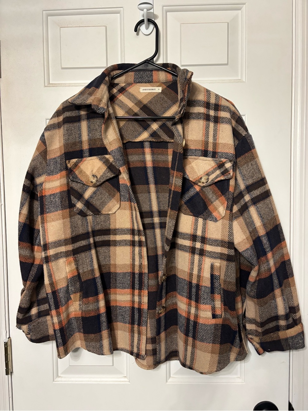 Boutique plaid shacket